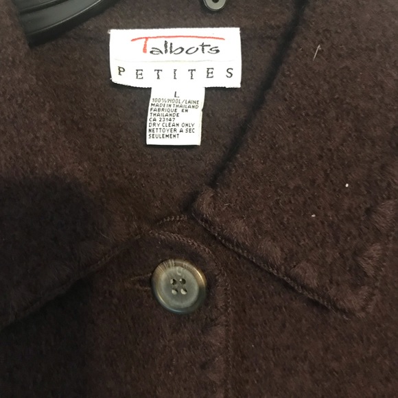 Talbots brown wool blazer - Picture 2 of 2